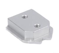 Hebilla macho cuadrada compatible con Tajima, adaptador de herramienta de bloqueo principal extendido para obras de construcción, 2,8 x 2,5 cm