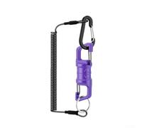 Hebilla magnética de pesca con correa retráctil integrada, gancho seguro con capacidad para hasta 3 kg para fijación de herramientas, rápido con una sola mano para acceder a clips a mochila, chaleco o