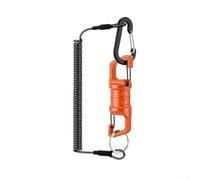 Hebilla magnética de pesca con correa retráctil integrada, gancho seguro con capacidad para hasta 3 kg para fijación de herramientas, rápido con una sola mano para acceder a clips a mochila, chaleco o