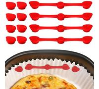 Hebilla magnética de silicona para freidora de aire caliente, 12 unidades, fijación segura para almuerzos, comidas familiares, apartamentos para estudiantes, aperitivos, cocina pequeña