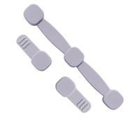 Hebilla magnética de silicona para freidora de aire, kit de hebilla magnética para sujetar papel pergamino de freidora de aire, accesorio de cocina resistente al calor, evita quemaduras