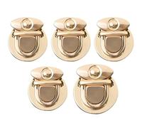 Hebilla MetáLica Para Bolsa Con Cierre Cierres de metal for bolsos, hebillas cierre for, cierres cartera, a presión, accesorios for manualidades y estuches(Gold,2pcs)