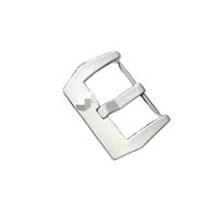 Hebilla Reloj de Repuesto 5 UNIDS RELOJ DE RELOJ DE RELOJ DE CRÁNTICO 18mm 20 mm 22 mm 24 mm de plata de acero inoxidable de acero inoxidable Accesorios de relojes Relojes de relojes Correa Pin Hebill