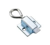 Hebilla retráctil con pestillo de anillo de tracción - Cerradura de gabinete for caja de empuje - Hebilla de pestillo de puerta duradera (1 pieza)(Reverse)