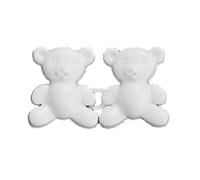 Hebillas de cintura de oso distintivas para pantalones decorados, sombreros, chaquetas, botón de oso, ajustador de pantalones ajustable, talla única, como se describe