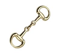 Hebillas de dientes con en D - Aleación para dientes de caballo, hebilla de bufanda de seda Horsebit, conector de metal doble para joyas y zapatos DIY | Conexión de puntas de D para