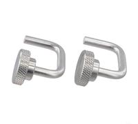 Hebillas de enlace de mesa de acero inoxidable 2 unids conectores de placa de extensión para mesas plegables IGT utilizadas en entornos de camping y exteriores (plata)