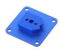 Hebillas de liberación rápida cuadradas redondas de latón y aluminio para cinturones de herramientas Tajima, accesorios de hardware mecanizados CNC con agujeros roscados, varios tamaños (C)