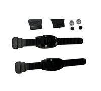 Hebillas de patín, 2 correas de trinquete microajustables para patines en línea y patines de hielo, repuesto de plástico ligero de 150 mm con tornillos