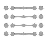 Hebillas magnéticas de silicona para freidora de aire, 12 piezas de hebillas de sujeción con imanes para papel de hornear, juego de hebillas de silicona con imán para freidora de aire para la cocina