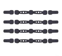 Hebillas magnéticas de silicona para mantener el papel pergamino en su lugar, diseño de silicona resistente al calor para un uso seguro y estable (negro)