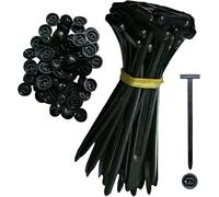 Hebillas Universales de Nailon para Bridas de Cable - 20/50/100 Piezas con Cierre Automático, Clips de Retención para Parachoques, Remaches de Plástico para Reparaciones de Automóviles (20)