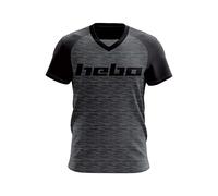 Hebo - Camiseta de Ciclismo Enduro/MTB hebo Level Pro de Manga Corta Color Negro Talla M