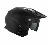 Hebo CASCO ZONE 5 MONOCOLOR NEGRO MATE - Casco de motocicleta, color negro, certificado ECE 22-06