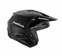 Hebo CASCO ZONE Race Carbon K3 - Casco de motocicleta, color negro, certificado según la norma europea ECE 22-06