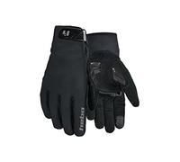 HEBO - Guantes de Moto Climate II para Hombre y Mujer - Fabricados en Softshell Color Negro Talla S