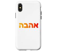 Hebreo Amor Ahava Cultura Judía Diseño Espiritual Israelí Carcasa para iPhone X/XS