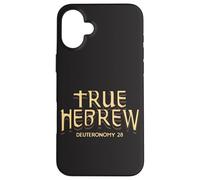 Hebreo Israelita Verdadero Hebreo Deuteronomio 28 Religión judía Carcasa para iPhone 16 Plus