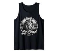 Hebreo israelita YHWH León de Judá Yahvé Arte rastafari Camiseta sin Mangas