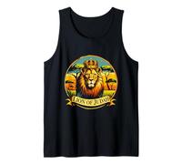Hebreo israelita YHWH León de Judá Yahvé Arte rastafari Camiseta sin Mangas