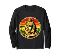 Hebreo israelita YHWH León de Judá Yahvé Arte rastafari Manga Larga