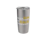 Hebreos 12:1 RUN with endurance the RACE - Bible Inspired Vaso térmico de acero inoxidable de doble pared