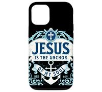 Hebreos 6 19 Biblia Jesús es el ancla de mi alma Escritura Carcasa para iPhone 12/12 Pro