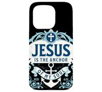 Hebreos 6 19 Biblia Jesús es el ancla de mi alma Escritura Carcasa para iPhone 15 Pro