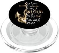 Hebreos 6:19 Versículo de la Biblia Tenemos Esta Esperanza como Ancla PopSockets PopGrip para MagSafe