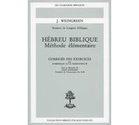 Hebreu Biblique. Methode Elementaire, Corriges Des Exercices: 13