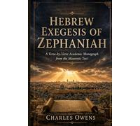 Hebrew Exegesis of Zephaniah: A Verse-by-Verse Monograph of the Masoretic Text (Exegetical Commentaries)