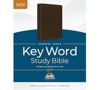 Hebrew-Greek Key Word Study Bible, Brown Goatskin Leather: Niv-2011 Edition, Genuine Goat Leather Brown