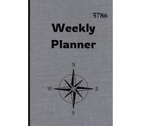 Hebrew Weekly Planner 5786 (2025 - 2026) New York, New York: All the dates you don’t want to miss. Holidays, Fasts, Schedules, and Festivals - All in one place