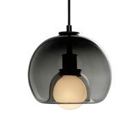 HEBXMF Accesorios de iluminación de techo con base E27,Lámpara de araña de estilo minimalista nórdico,Pantalla de lámpara colgante de vidrio esférico creativo,Dormitorio Restaurante Bar Decoración Luz