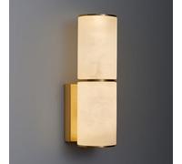 HEBXMF Aplique de pared cilíndrico minimalista de alabastro