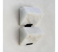 HEBXMF Aplique de pared de alabastro natural, fuente de luz LED, 33,8 cm (13,3 pulgadas), cableado fijo.