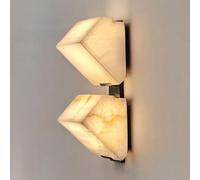 HEBXMF Aplique de pared LED de luz cálida, 33,8 cm, cableado, para interiores