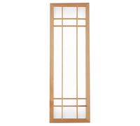 HEBXMF Aplique de pared rectangular de madera, diseño creativo, 40 cm de largo, de policarbonato, estilo industrial japonés, ideal para decorar salas de estar, pasillos y dormitorios.