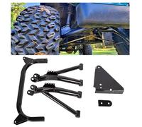 HECASA Kit de elevación de brazo en A de 6 pulgadas compatible con Yamaha G14 G16 G19 95-02 modelo de gas eléctrico con recubrimiento en polvo negro