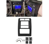 HECASA Kit de tablero de doble DIN con arnés de cableado compatible con Jeep Wrangler TJ 2003-2006 Radio Dash Bisel