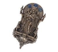 Hecate Art - Lámpara de pared de resina con luz LED suave, 17 cm