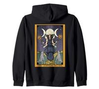 Hécate The Moon Tarot Card Goddess Witchcraft Pagan Wiccan Sudadera con Capucha