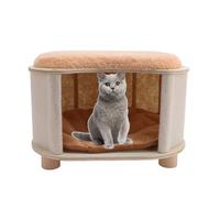 Heces Multifuncionales de la Casa de Gatos, Construidas para Durar, Livianas y Funcionales, Adecuadas para Todas Las Estaciones, Mejorando la Conexión Entre Gatos y Humanos,