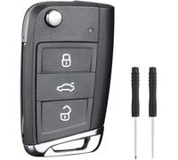 HECGHNR Carcasa de Llave de Coche para Seat Leon 5F SC ST Cupra Ibiza 6F Ateca Arona, Funda Mando Espadín Carcasa de Repuesto Robusta Llave Caja Protección Cubierta Kit