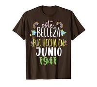 Hecha En Junio 1941 Mujer Regalo 81 años Cumpleaños Camiseta, Hombre, Marrón, M