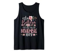 Hecha En Noviembre 1979 Mujer Regalo 47 Años Cumpleaños Camiseta sin Mangas