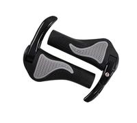 HECHENBAO Accesorios for Bicicletas de montaña, Fundas for Manillar Bicicleta Plegables, con Bloqueo Bilateral, Goma Antideslizante, puños Cuerno nulo(Black)