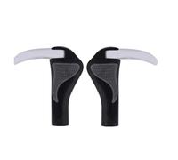 HECHENBAO Accesorios for Bicicletas de montaña, Fundas for Manillar Bicicleta Plegables, con Bloqueo Bilateral, Goma Antideslizante, puños Cuerno nulo(White)