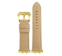 HECHENBAO Compatible con la correa de reloj retro Small Square GMW-B5000, color dorado y plateado, ideal for uso diario.(Khaki - Gold)
