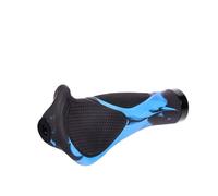 HECHENBAO Juego de Manillar Bicicleta con Bloqueo Goma y aleación Aluminio, Juego manillares bocina, Equipo conducción(Blue01)